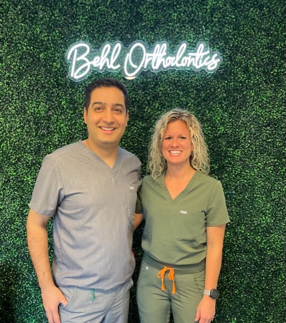 Dr. Behl and Kristen at Behl Orthodontics